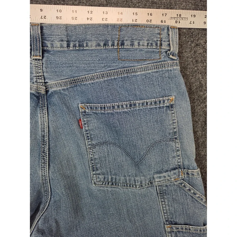 Vintage Levis 640 Carpenter Jeans Mens 34x30 Blue Loose Straight